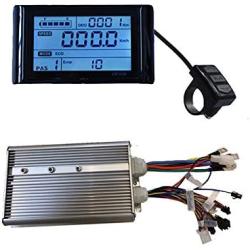 NBpower 48V-72V 60A 3000W Brushless DC Sine Wave Ebike Controller, Intelligent SW900 Control Panel Display for 3000W Brushless Motor and 3000W Electric Bike Kit.