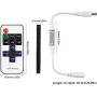 RGBZONE 2 Pack 11-Key RF Mini Wireless Remote Controller with DC 5-24V Connector for 5050 3528 5630 RGB LED Strip Lights