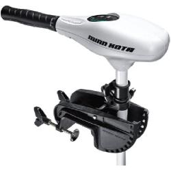 Minn Kota 1363856 Riptide Saltwater Hand-Steer Transom-Mount Trolling Motor with Digital Maximizer & Power Prop, 55 lbs Thrust, 42