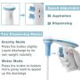 ONiLAB Electric Pipette Controller,Automatic Motorized Pipette Filler, Electric Pipettor, 0.1-100ml,Adjustable Speed (Light Blue)