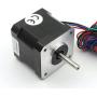 5Pcs Nema 17 Stepper Motor 40mm 64oz-in 45Ncm 1.7A 1.8 degree 2 phase with 1M 4-pin Cable & Connector Bipolar 42 stepping motor for 3D Printer Hobby CNC Router Machine 17HS4401J