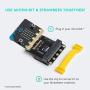 Strawbees Robotic Inventions for Micro:bit - Single Pack Programming Add-On Set, 15 Pieces