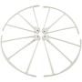 Upgraded Spare Parts Replacement for Syma X5UW X5UC RC Quadcopter Helicopter Copter Toy Motor Three-Blade 3 Blades Propellers Propeller Protectors Blades Frame Landing Skid Included Screws Set (White)