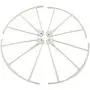 Upgraded Spare Parts Replacement for Syma X5UW X5UC RC Quadcopter Helicopter Copter Toy Motor Three-Blade 3 Blades Propellers Propeller Protectors Blades Frame Landing Skid Included Screws Set (White)