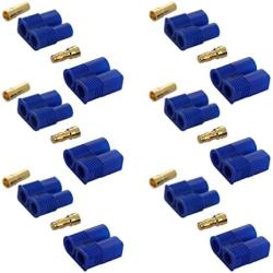 Heyiarbeit 6 Sets EC3 Connector 3.5mm Gold Bullet Banana Plug Male Female for RC ESC Lipo Battery Electric Motor DIY
