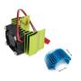 RC Motor Heatsink 540, Aluminum Motor Heat Sink with 6V Cooling Fan Fit 540 550 3650 Size Brushless Motor for 1/8 1/10 RC Car Truck Buggy Crawler(Green)