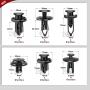 Nilight 120PCS Car Retainer Clips Fastener Remover 6.3mm 8mm 9mm 10mm Expansion Screws Replacement Kit Bumper Push Rivet Clips for GM Ford Toyota Honda Chrysler,2 Years Warranty
