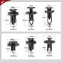 Nilight 120PCS Car Retainer Clips Fastener Remover 6.3mm 8mm 9mm 10mm Expansion Screws Replacement Kit Bumper Push Rivet Clips for GM Ford Toyota Honda Chrysler,2 Years Warranty