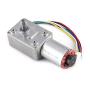 DC 12V high Torque Turbine Worm Gear Motor, with Encoder Strong self-Locking 10/20/30/40 /100 RPM(40RPM)