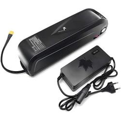 Jieoto 36V Ebike Battery 8AH 10AH 13AH 15AH 21AH Mountain Bike Lithium Li-ion Battery Pack with USB Port, 2A Charger, BMS for 200-750W Electric Bicycles Motor