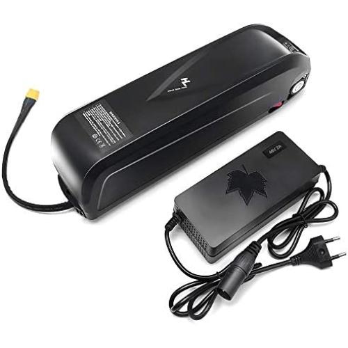 Jieoto 36V Ebike Battery 8AH 10AH 13AH 15AH 21AH Mountain Bike Lithium Li-ion Battery Pack with USB Port, 2A Charger, BMS for 200-750W Electric Bicycles Motor