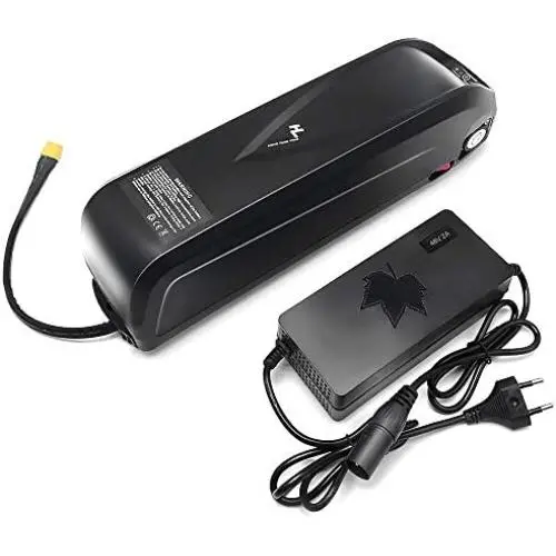 Jieoto 36V Ebike Battery 8AH 10AH 13AH 15AH 21AH Mountain Bike Lithium Li-ion Battery Pack with USB Port, 2A Charger, BMS for 200-750W Electric Bicycles Motor