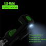 360 Degree Rotation Universal Bike Phone Mount Bicycle & Motorcycle Handlebar Cell Phone Holder with LED Light for 4.7