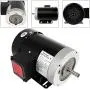Moteur électrique polyvalent 3 phases 1.5HP 3450RPM 56C TEFC 5/8 Moteur électrique polyvalent 3 phases 1.5HP 3450RPM 56C TEFC 5/8