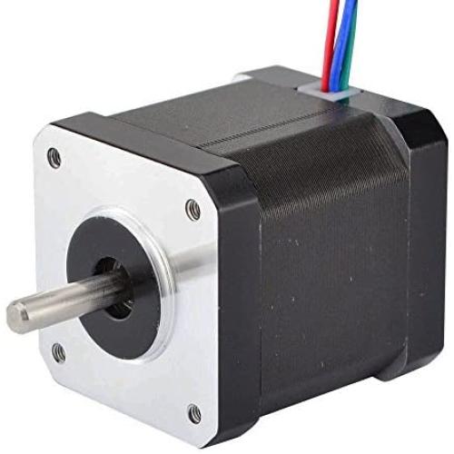 STEPPERONLINE Nema 17 Bipolar Stepper 0.9deg(400 steps/rev) 1.68A 44Ncm(62.3oz.in) Motor