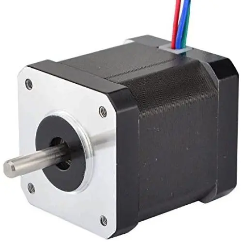 STEPPERONLINE Nema 17 Bipolar Stepper 0.9deg(400 steps/rev) 1.68A 44Ncm(62.3oz.in) Motor