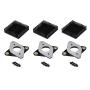 3Dman Nema17 Stepper Motor Steel and Rubber Vibration Dampers with M3 Screw + 3pcs Heat Sinks for Creality CR 10 10S Ender 3 and Other 3D Printers, CNC - 3 PCS