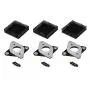 3Dman Nema17 Stepper Motor Steel and Rubber Vibration Dampers with M3 Screw + 3pcs Heat Sinks for Creality CR 10 10S Ender 3 and Other 3D Printers, CNC - 3 PCS