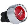 Jtron® Start Engine Button car Dc 12v 50a Red Car Start Engine Button Light Switch Push Start Ignition Switch for Racing Sport (ON)-Off momentary Switch (Red)