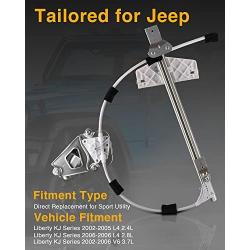 A-Premium Power Window Regulator and Motor Assembly Replacement for Jeep Liberty KJ 2002-2006 Front Left Driver Side