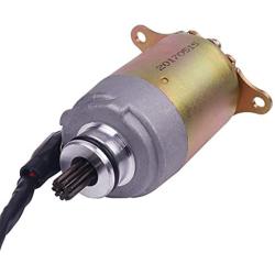 Glixal GY6 125cc 150cc Starter Motor with Wire for 4-stroke 152QMI 157QMJ Scooter Moped ATV Go-kart Engines