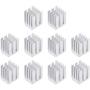 uxcell Electronic Radiators Heatsink for Stepper Motor,3D Printer 9x9x12mm Silver 10pcs