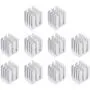 uxcell Electronic Radiators Heatsink for Stepper Motor,3D Printer 9x9x12mm Silver 10pcs