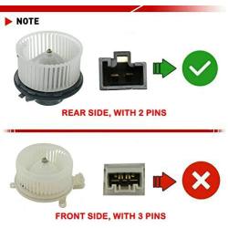 A-Premium Rear HVAC Heater Blower Motor Replacement for Toyota Land Cruiser Sequoia Sienna Highlander Lexus GX460 LX570