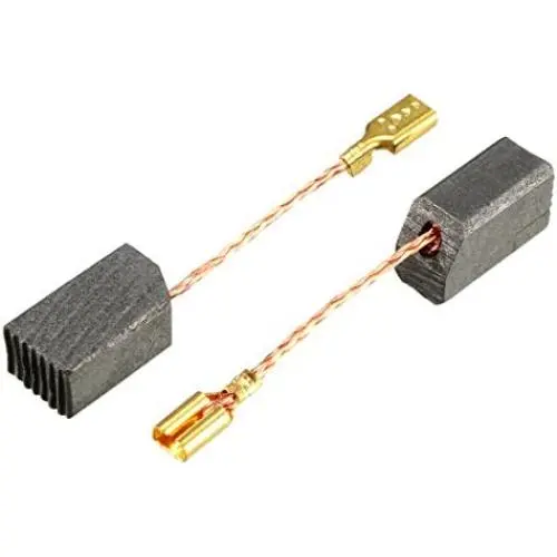 uxcell 2Pcs Carbon Brushes,for Electric Motor,14mmx8mmx5mm,Power Tool,Repair Part