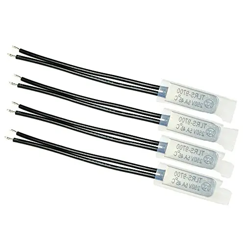 1PC 15C 20C 25C 30C 35C NC Normally Closed NO Normally Open Thermal Switch Temperature Sensor Switches Thermostat Control 5A 250V-35C,NC (Normally Closed)