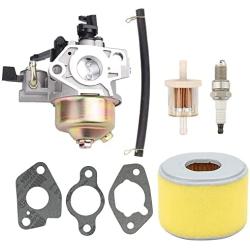Highmoor GX240 GX270 Carburetor Carb + Air Filter Tune Up Kit for Honda GX 240 8.0HP GX 270 9HP Engine Parts Replaces 16100-ZE2-W71 16100-ZH9-W21 1616100-ZH9-820