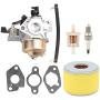 Highmoor GX240 GX270 Carburetor Carb + Air Filter Tune Up Kit for Honda GX 240 8.0HP GX 270 9HP Engine Parts Replaces 16100-ZE2-W71 16100-ZH9-W21 1616100-ZH9-820