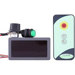 DC Motor Speed Controller Universal DC 6V 12V/24V Speed Controller Digital Display with IR Remote For Car Truck Motor Driver Heater Controller