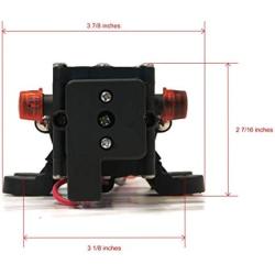 The ROP Shop EVERFLO 12 Volt 1.0 GPM Diaphragm Water Pump 40 psi Lawn Sprayers, Boats, RVs