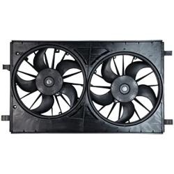 TYC 621570 Cooling Fan Assembly Compatible with 2007-2010 Chrysler Sebring Conv , Black