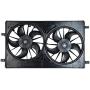 TYC 621570 Cooling Fan Assembly Compatible with 2007-2010 Chrysler Sebring Conv , Black