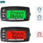 Runleader Digital Maintenance Tach/Hour Meter,Backlight Display,Battery Replacement for Small Gas Engine,Used on Riding Lawn Tractor Generator Compressor Chainsaws Outboard Motor Pressure Washers.