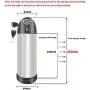 Jieoto 24V 36V 48V E-Bike Water Bottle Battery Waterproof Li-ion Battery Pack Fits for 200W 250W 400W 500W 750W 1000W E-Bike Motors with Charger and T Output Line