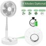 Portable Standing Fan with Remote Controller, 7.5