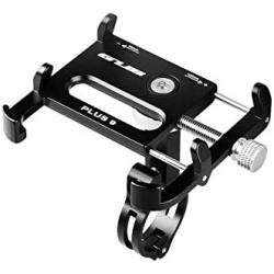 DS. DISTINCTIVE STYLE Aluminum Universal Bike Phone Mount for 31.8 mm Handlebar 360 Degree Rotatable Motorcycle Phone Holder Adjustable Cycling Phone Mount - Black