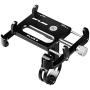 DS. DISTINCTIVE STYLE Aluminum Universal Bike Phone Mount for 31.8 mm Handlebar 360 Degree Rotatable Motorcycle Phone Holder Adjustable Cycling Phone Mount - Black