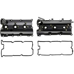 MOSTPLUS Engine Valve Covers Left 13264-AM610 + Right 13264-AM600 Compatible with 03-06 Nissan 350Z 03-06 G35 V6 3.5L (Set of 2)