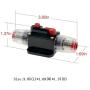 Upeor 60 Amp Breaker Fuse Circuit Breaker with Manual Reset Fuse Holder, Circuit Breaker Switch Waterproof Inline Fuse Inverter for Marine Fuse Block Car Audio System Home Truck (60A)