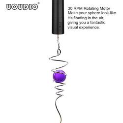 UOUDIO Wind Spinner Motor Battery Spinning，Hanging Display Spinners Chime Motor Indoor Outdoor Decoration Motor Drive Gazing Ball Stabilizer Spiral Tail Hanging Swivel Hook 11