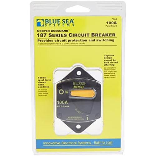 Blue Sea Systems 187 Series & 285 Series Surface Mount & Panel Mount Circuit Breakers