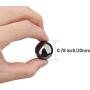 Anzmtosn DIY Science Kit Large Magnets 20 PCS Hematite Magnetic Stones, Neat Polished Magnets for Home Office Kids, Refrigerator Or Neat Party Gift, Metal Black