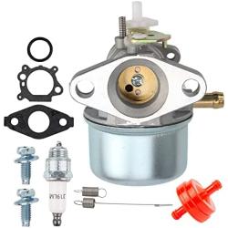 Carbhub 799869 Carburetor for Briggs and Stratton 792253 497586 499059 799869 Lawn Mower Pressure Washer Rotary 14112 Oregon 50-658 Carburetor 799869 792253 497586 499059 Carburetor