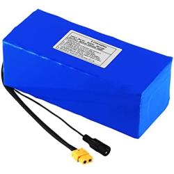 36V 12000mAh E-Bike Lithium Ion Power Battery Pack, Ideal for 200W-500W Motors, Built-in 20A BMS, Comes with 42V Charger
