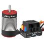 Hobby Fans Waterproof 80A Brushless ESC with 3660 3300KV Brushless Motor 5mm Shaft for 1/10 RC Car Crawler