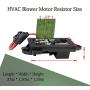 89019088 Blower Motor Resistor, Blower Fan Speed Resistor Kit with Harness Compatible with Chevy Silverado GMC Suburban Sierra Yukon 2003-2006,  Replaces# 973-405, 15-81086, 22807123